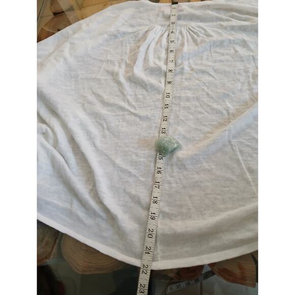 Fresh Produce Open Front Cascade Cardigan Sheer Waterfall White XL/XXL - Picture 5 of 9